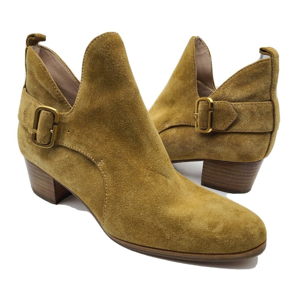 Marc Jacobs Women Ankle Boots Booties Ginger Suede Interlocking  Size 9 39 new